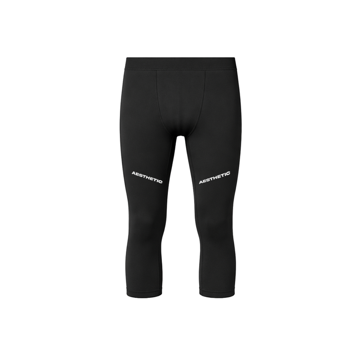 Alpha 3/4 Grappling Tights (Black)