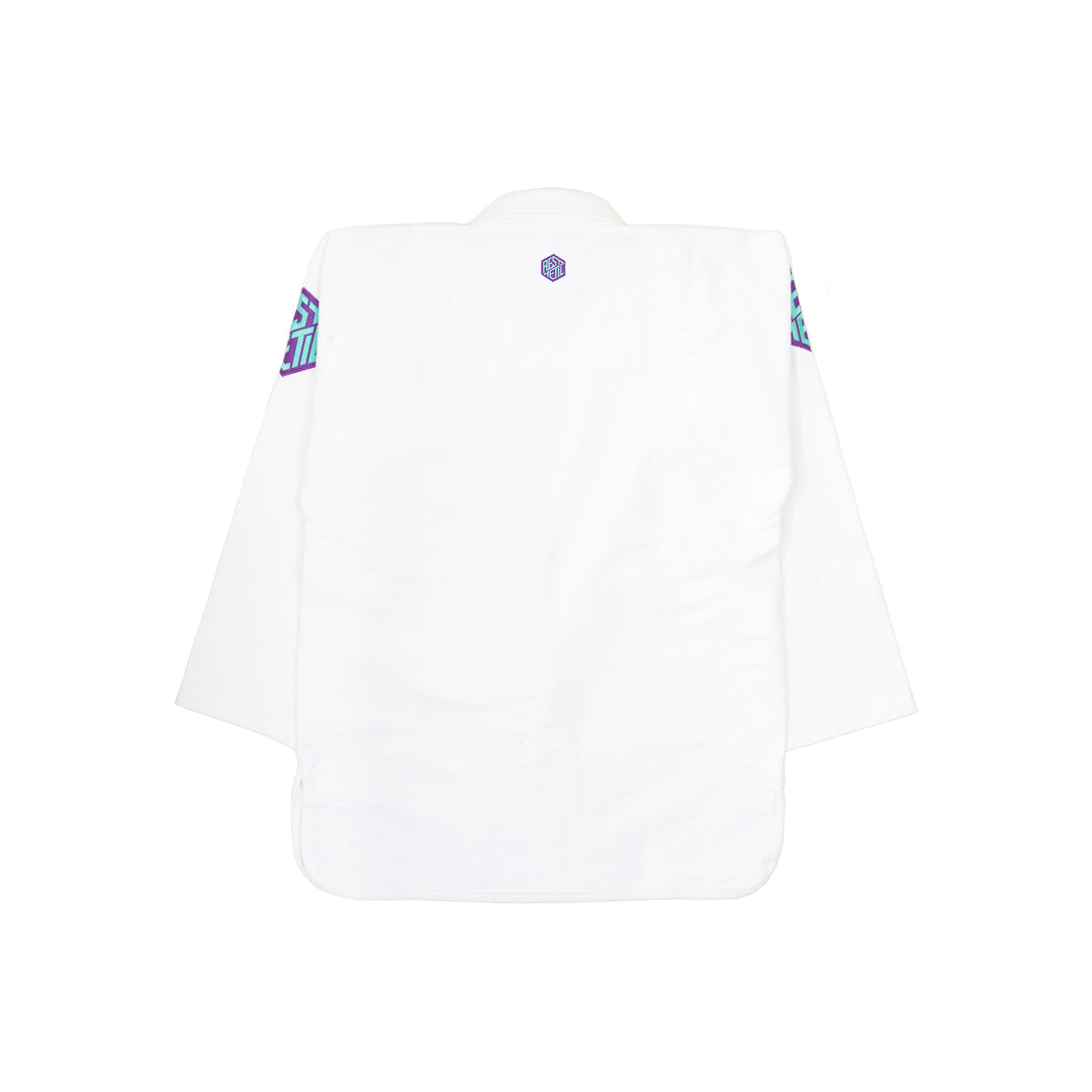 The Alpha+ Kimono (White/Emerald)