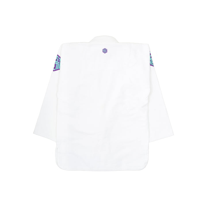 The Alpha+ Kimono (White/Emerald)