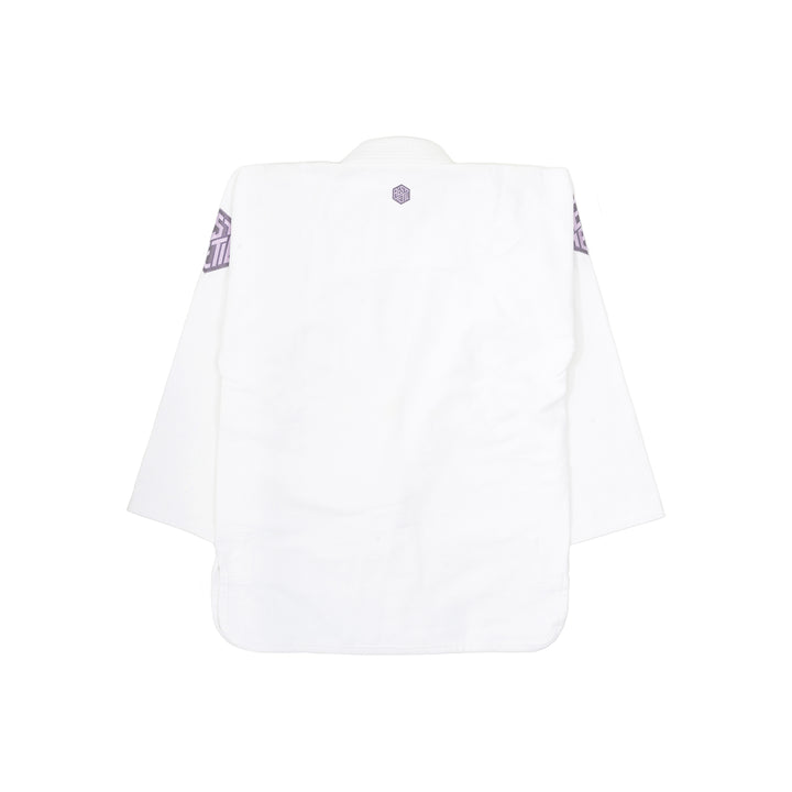 Alpha+ Kids Kimono (White/Lilac)