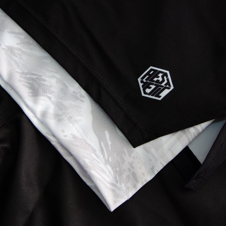 Alpine Camo 2-in-1 Shorts (Black)