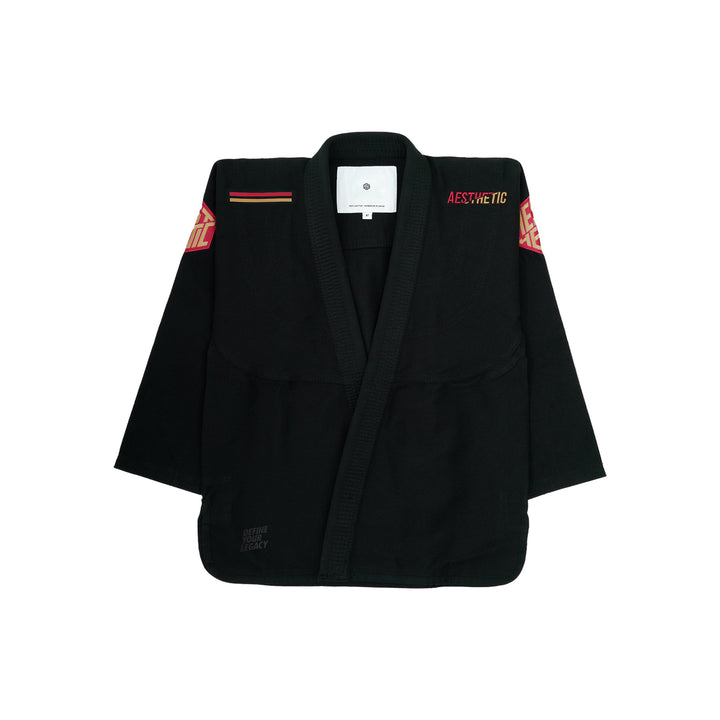 Competitor Kids Kimono (Black/Carmine Red)