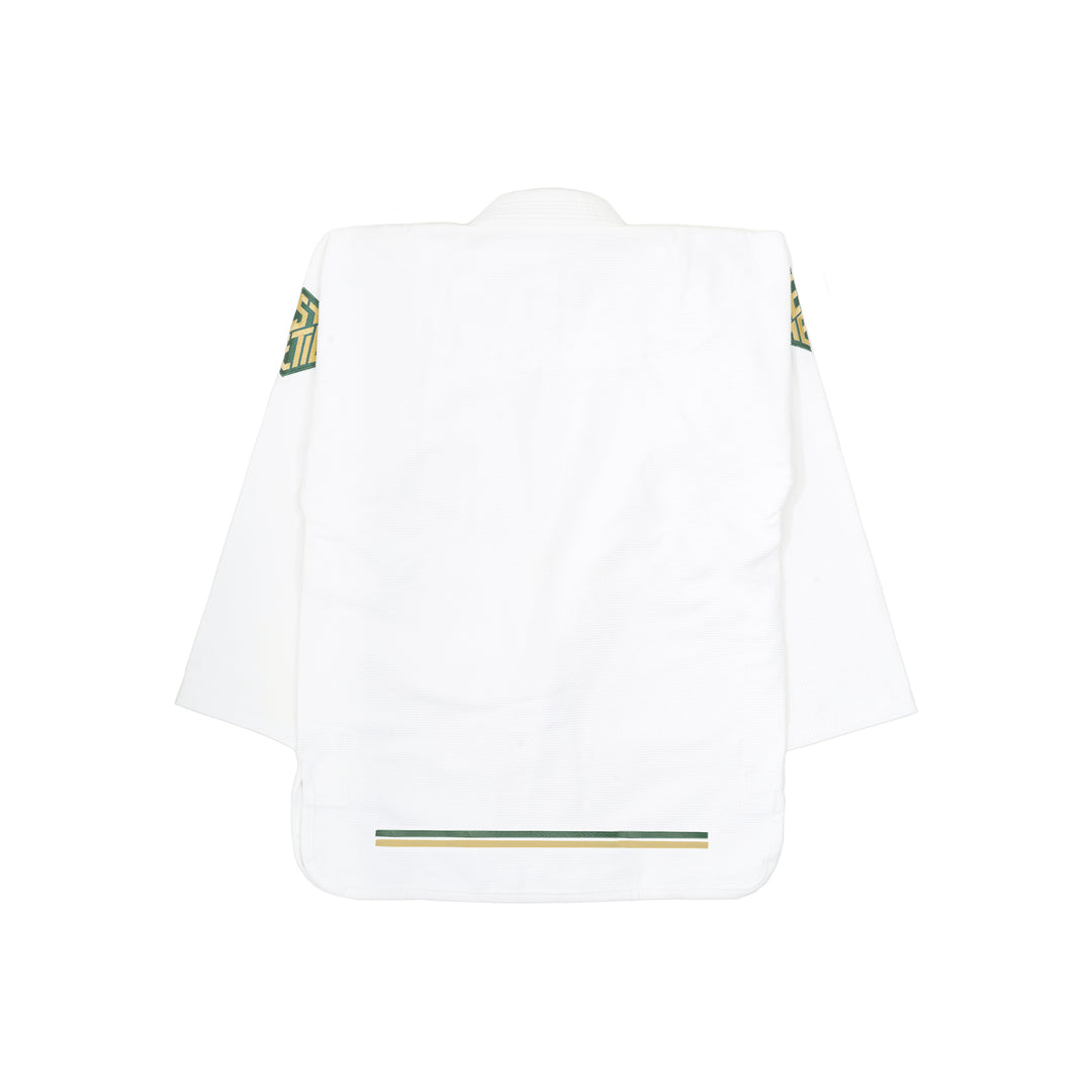 Competitor Kimono (White/Pine Green)