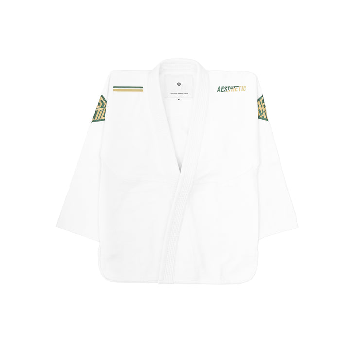 Competitor Kimono (White/Pine Green)