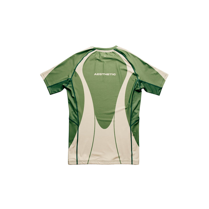 'Motion' Short Sleeve Rashguard (Hunter Green)
