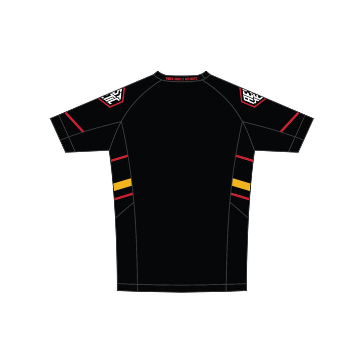 'Moto' Owen Jones Short Sleeve Rashguard (Black)