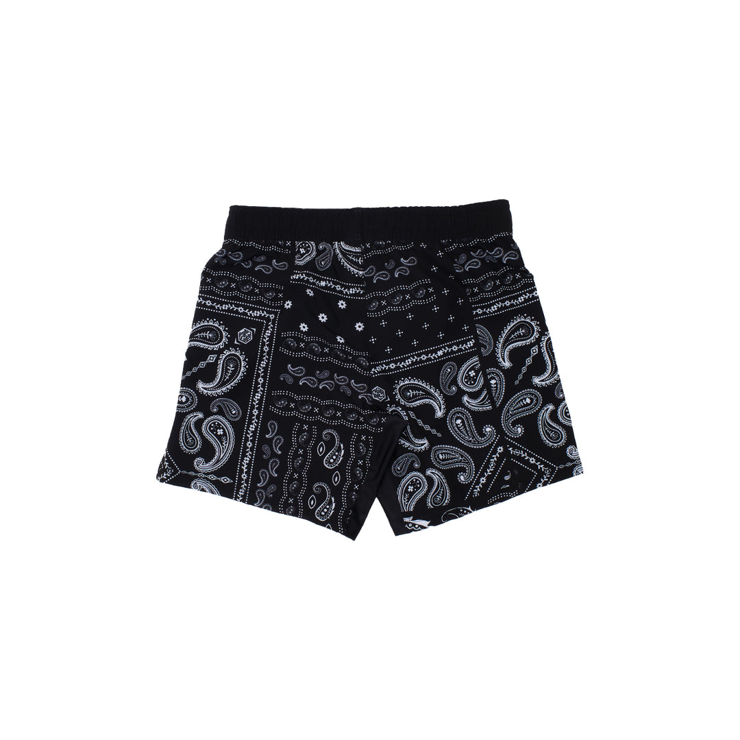 Paisley Grappling Shorts (Black)