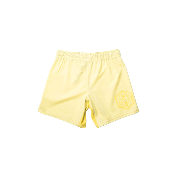 Pastel Yellow Grappling Shorts