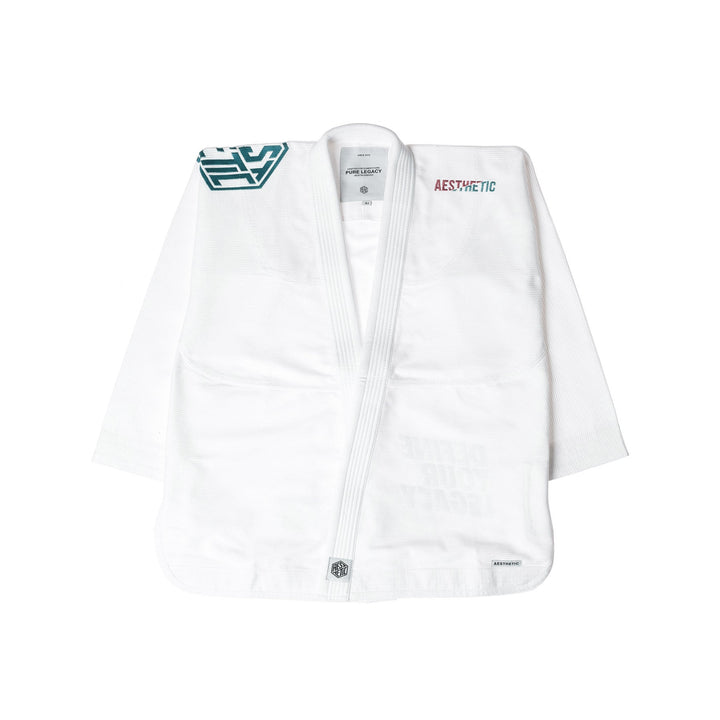 Pure Legacy Kimono (White/Racing Green)