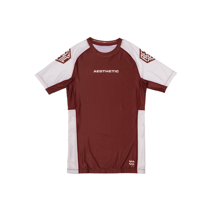 XPLR Short Sleeve Rashguard (Maroon)
